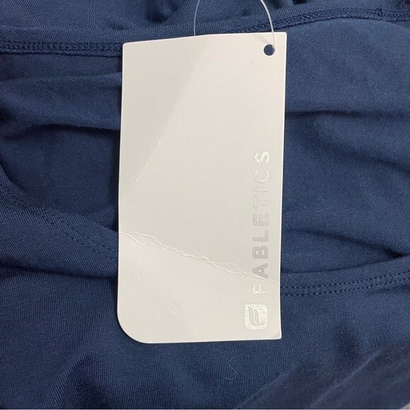 Fabletics Active Retta Navy Blue Sleeveless Midi Dress Women’s Size Medium NWT - Picture 8 of 11